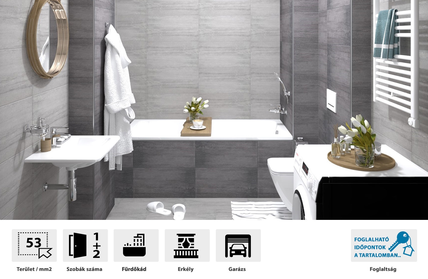 Paskál AC405 - 53 m2